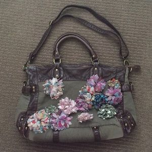 Anthropologie Deux Lux Floral Purse Handbag